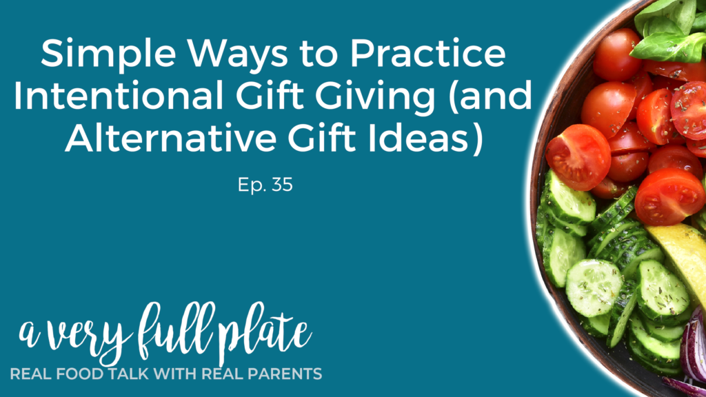 Alternative gift ideas graphic